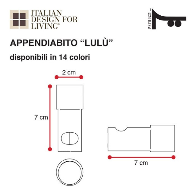 Towel holder | Plexiglass | Transparent | Cosmea Collection
