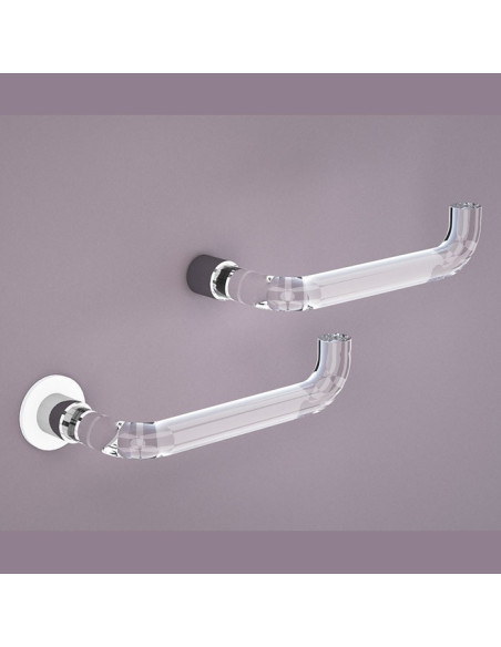 Towel holder | Plexiglass | Transparent | Cosmea Collection