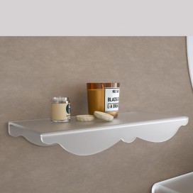 Mensola da parete Dune | ad incollo o tassello | Plexiglass | 14 colori disponibili | Petrozzi