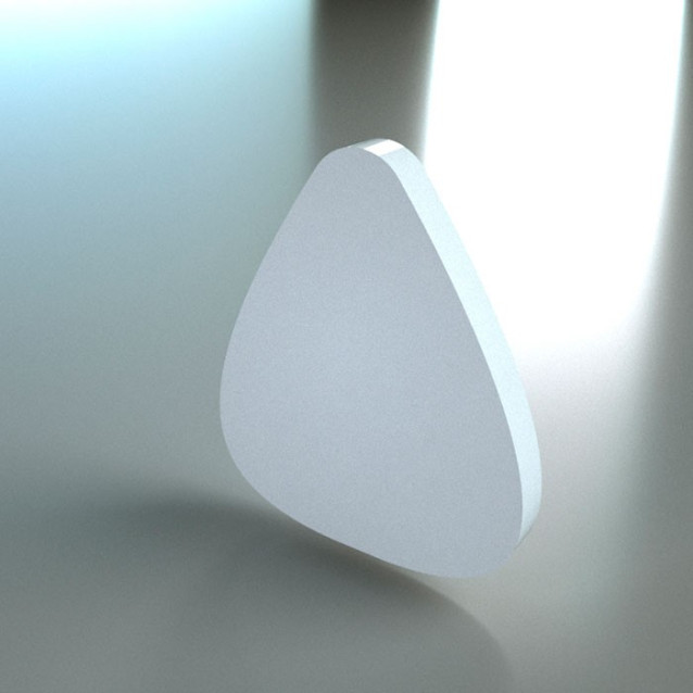 Mensola angolare Linea 2  | Con o senza Asole | Plexiglass | 14 Colorazioni | Petrozzi