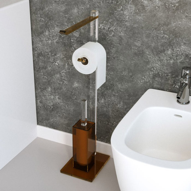 Quadra 2 pedestal | Coloured plexiglass | Petrozzi