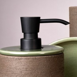 Dispenser sapone Index in argilla e smalto realizzato a mano | 6 colori | Cipì