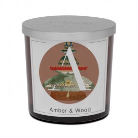 Amber & Wood scented candle | Elementi | Pernici