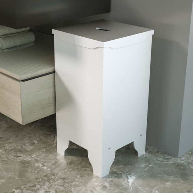 Portabiancheria Quadrato Glassy in Plexiglass | Petrozzi