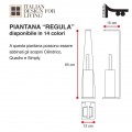 Freccia pedestal | Coloured plexiglass | Petrozzi