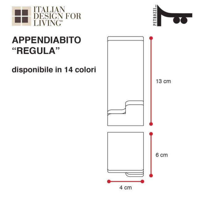 Shelf hanger for shower box | Plexiglass | 7 colors available