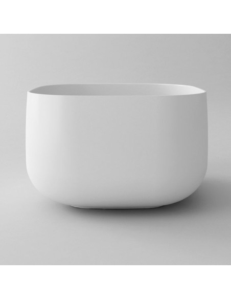 Lavabo da appoggio quadrato in Solidtech | Disponibile in 3 colori | collezione Lovely Bath