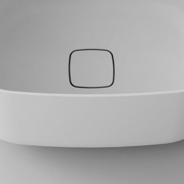 Lavabo da appoggio rettangolare in Solidtech | Disponibile in 3 colori | collezione Lovely Bath