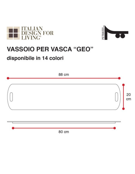 Shower hook | Plexiglass | 7 colors available