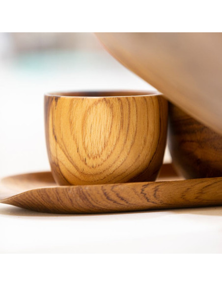 Ciotole ALMA Wood in legno naturale teak | CIPI