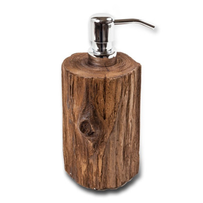 Soap dispenser ALMA wood in natural | teak | Cipì | IDFL