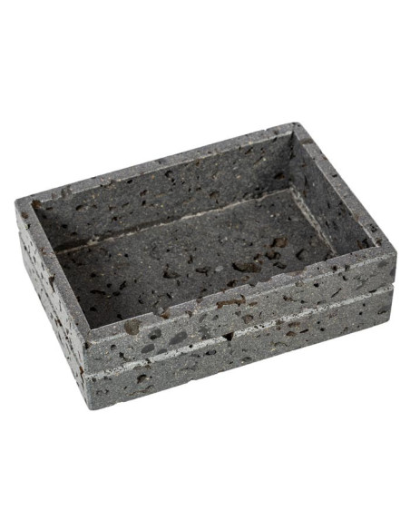 Porta sapone da appoggio Meru in pietra naturale levigata  | CIPI