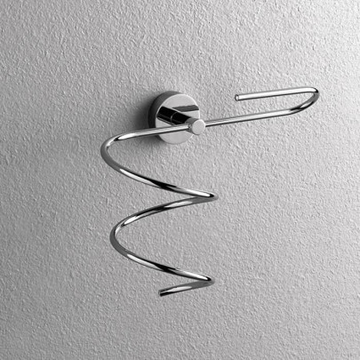 Porta Phon e Piastra a muro | Cromo Nero Bianco | Serie Pratica | IDFL