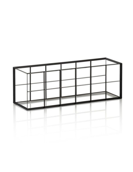 Portabottiglie 12 posti in metallo verniciato Nero Opaco | TFT