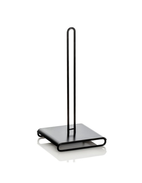 Ceramic toilet-brush holder with a grey rubber effect lining