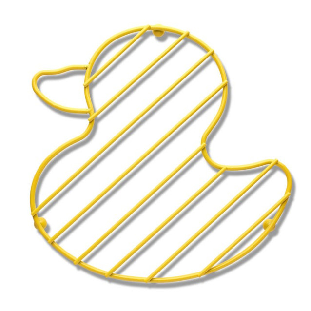 Sottopentola Papera Cucina in fili di metallo Opaco Giallo | TFT