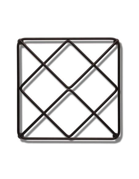 Ceramic toilet-brush holder with a grey rubber effect lining