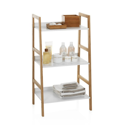 Mobile portaoggetti 3 ripiani in legno di Bambù | TFT