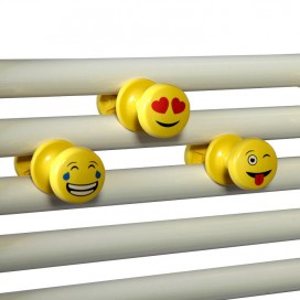 Appendino per termosifone Happy | 4 faccine emoji | Pika