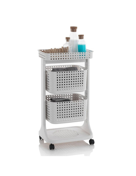 Ceramic toilet-brush holder with a grey rubber effect lining