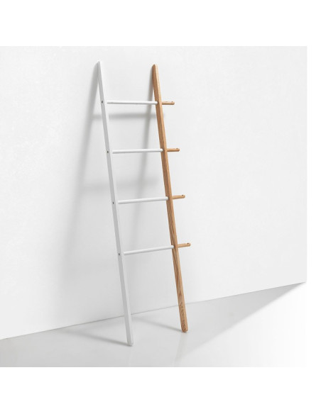 Scaletta bagno a ripiani legno | Nero o Bianco | TFT