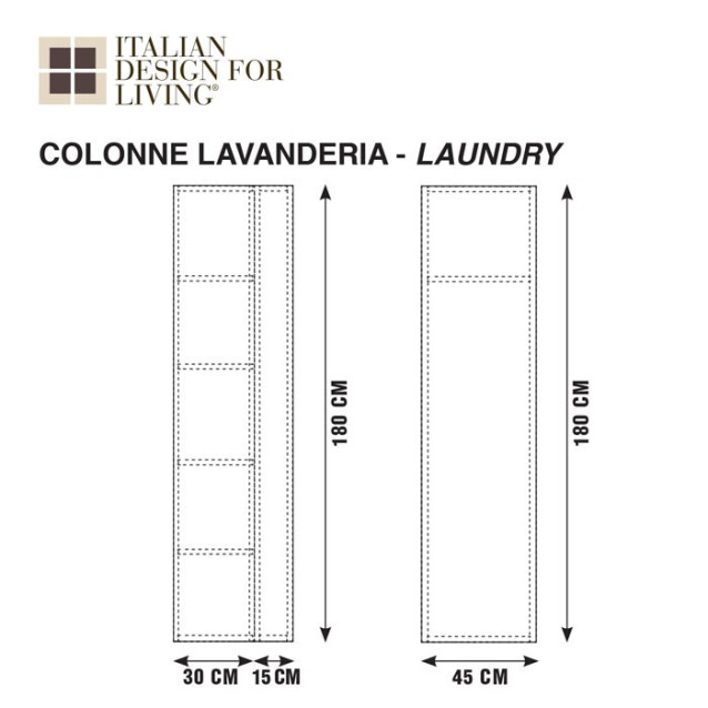 Composizione 5 articoli Laundry  | 7 varianti