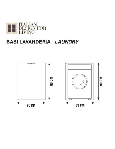 Base lavatoio 2 ante | Laundry | TFT