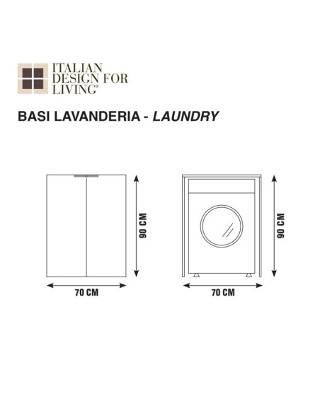 Composizione 8 pezzi cm 280 Laundry  | 7 varianti