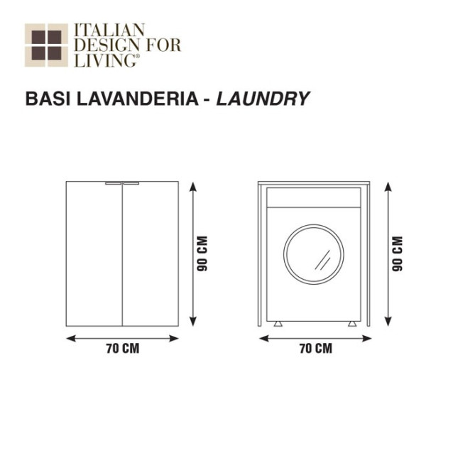 Base lavatoio 2 ante | Laundry | TFT