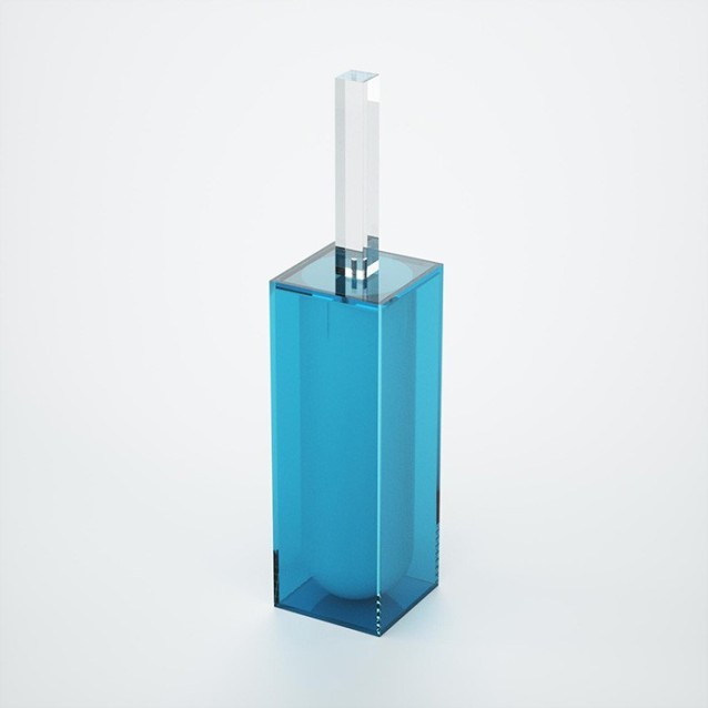 Porta scopino a pavimento in Plexiglass colorato