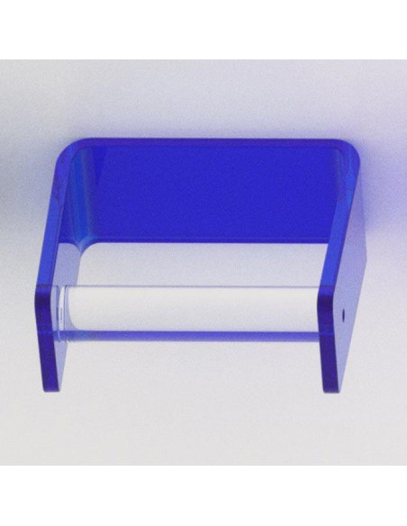 Porta rotolo da parete in Plexiglass | 14 colori disponibili