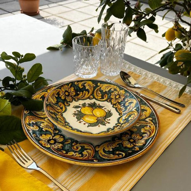 Set piatti limoni | 2 persone