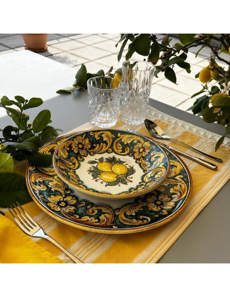 Set piatti limoni | 2 persone