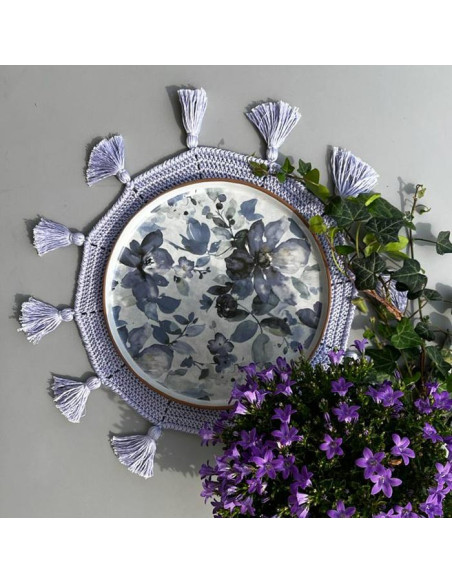 Set piatto e tovaglietta floreale