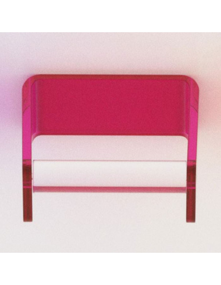 Porta rotolo da parete in Plexiglass | 14 colori disponibili