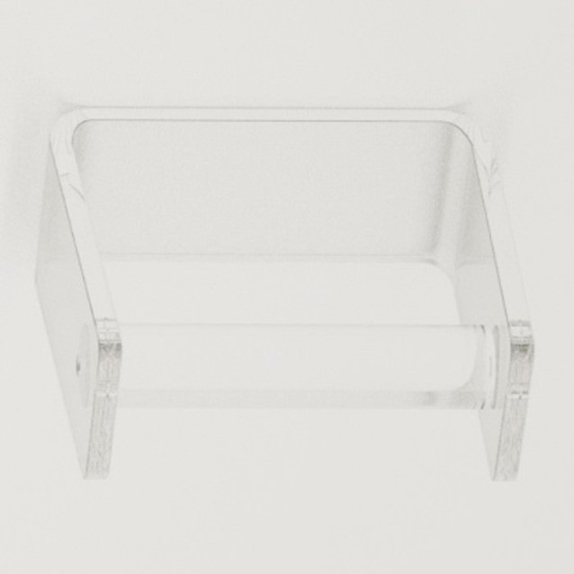 Porta rotolo da parete in Plexiglass | 7 colori disponibili