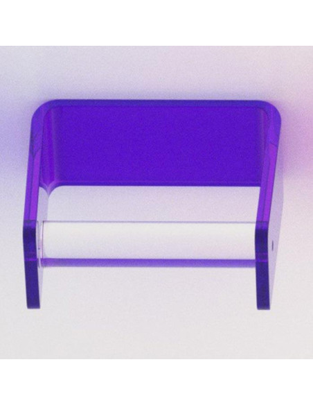 Porta rotolo da parete in Plexiglass | 14 colori disponibili