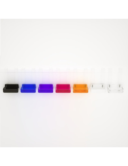 Mensola singola per doccia in Plexiglass colorato