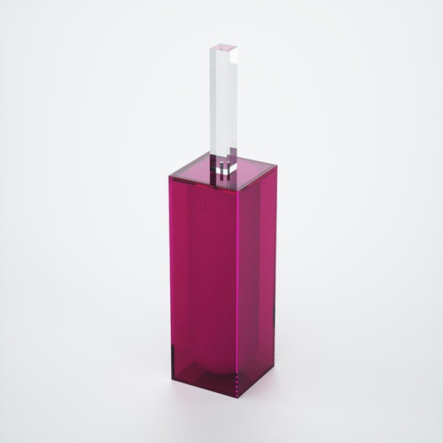 Porta scopino a pavimento in Plexiglass colorato