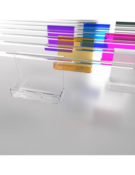 Mensola box doccia in Plexiglass colorato | 7 colori disponibili