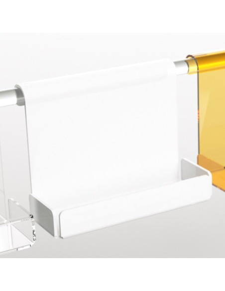 Mensola box doccia in Plexiglass colorato | 7 colori disponibili