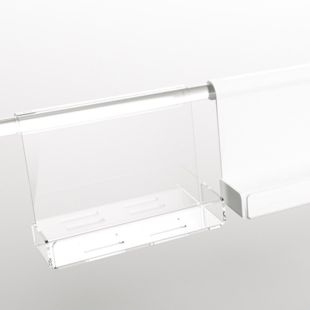 Mensola box doccia in Plexiglass colorato | 7 colori disponibili