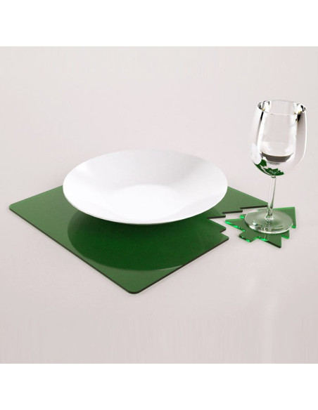 Tovaglietta con sottobicchiere Noel | PPMA colorato | X Mas collection