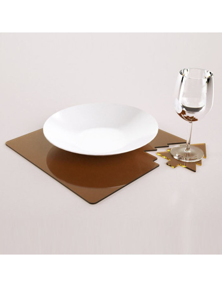 Tovaglietta con sottobicchiere Noel | PPMA colorato | X Mas collection