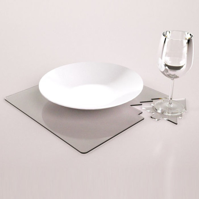 Tovaglietta con sottobicchiere Noel | PPMA colorato | X Mas collection