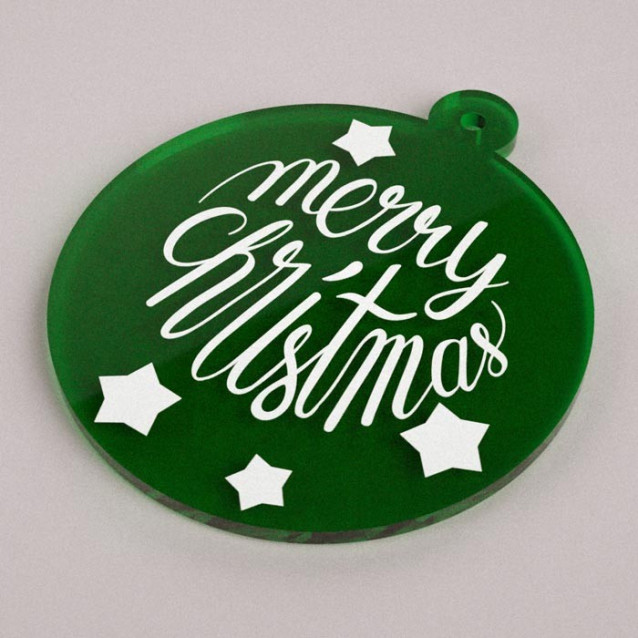 Portachiavi o pallina Merry Christmas| PPMA colorato | X Mas collection