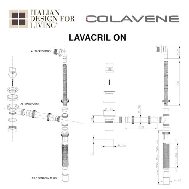 Mobile per lavanderia in ABS | Lavacril | Colavene