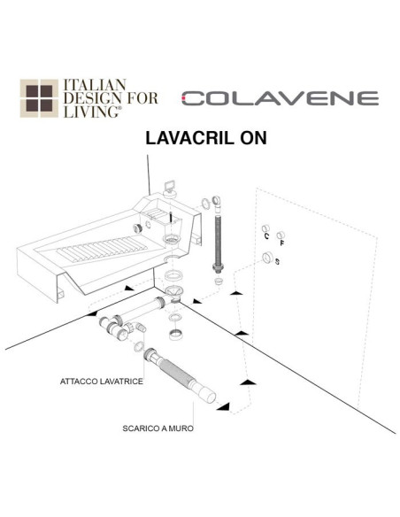 Mobile per lavanderia in ABS | Lavacril | Colavene