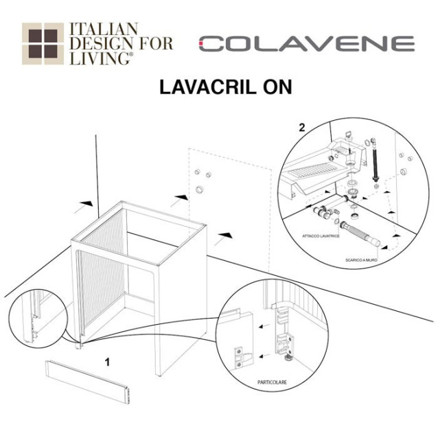 Mobile per lavanderia in ABS | Lavacril | Colavene