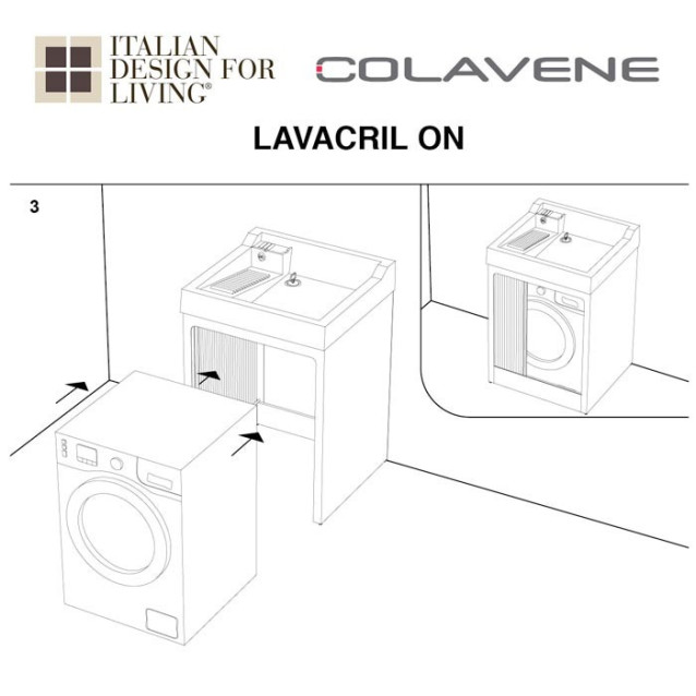 Mobile per lavanderia in ABS | Lavacril | Colavene